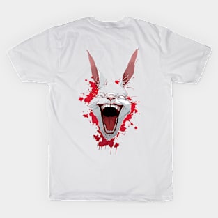 Beware White Rabbit Comic Horror Art II T-Shirt